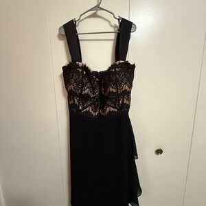 City Chic Corset Lace Top Dress